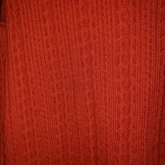 Talbots Red Open Front Drapey Cardigan Wool Blend Womens Size LP Pre-Owned - Picture 4 of 10